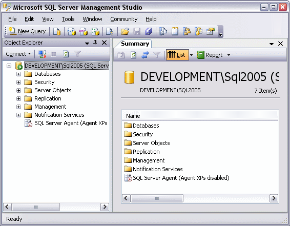 SQL Server Management Studio