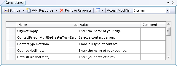 The Language and Culture Neutral Resources
